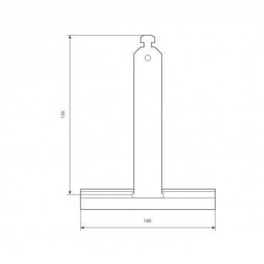 Wieszak do rolet uniwersalny 150mm